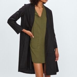 Ali Golden raw silk notch jacket